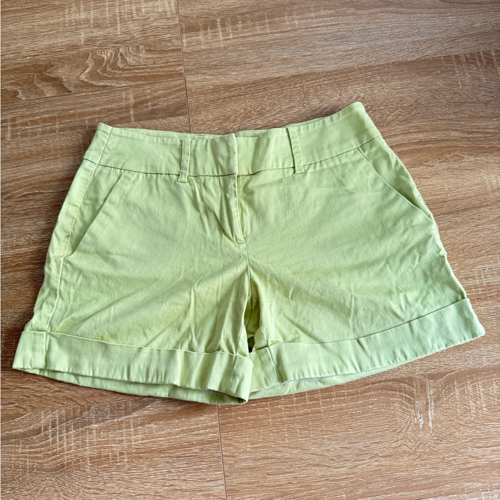 New York & Company Light Green Women's Shorts